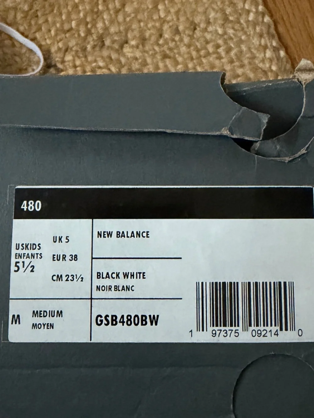 New Balance new box